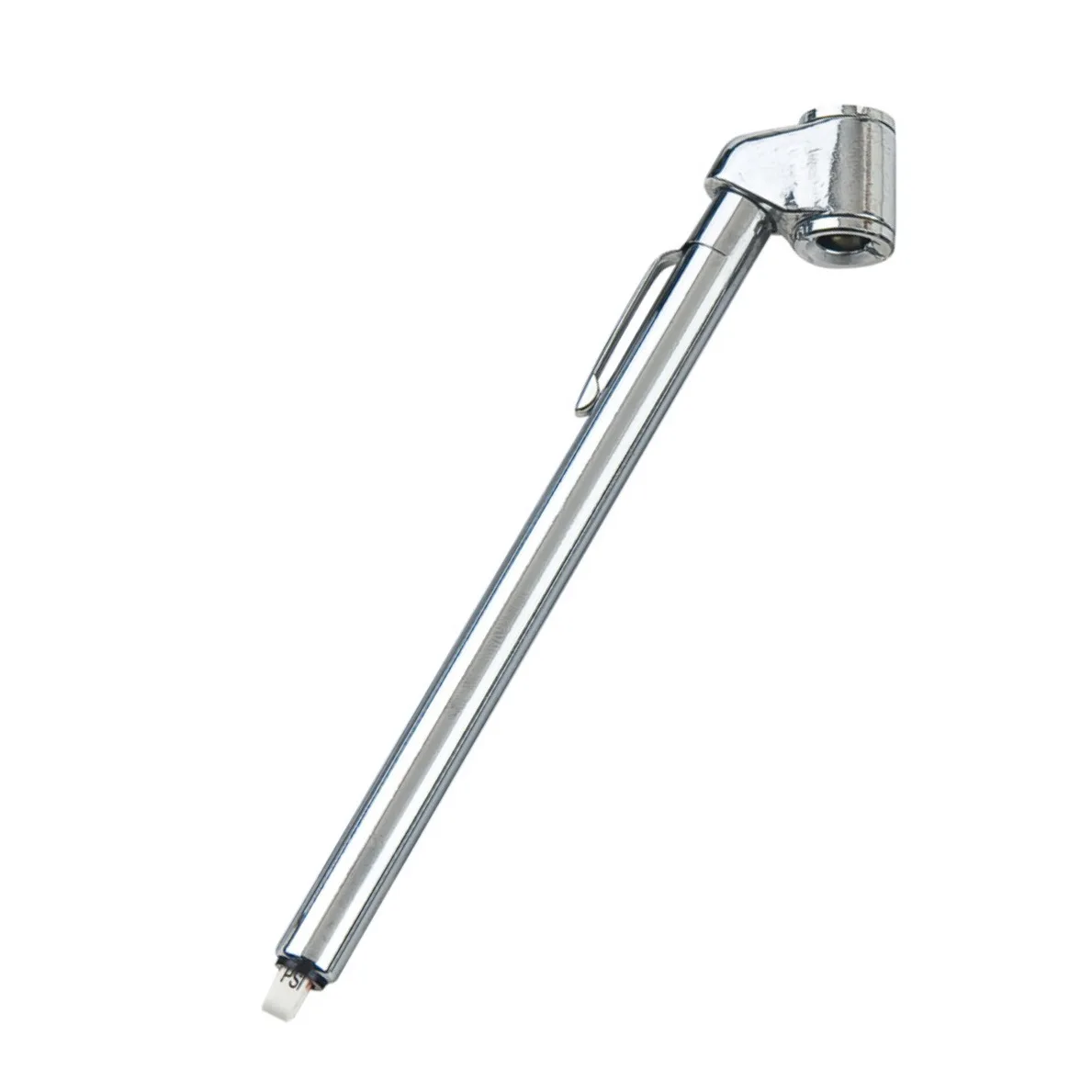 Wheelsky popular high pressure zinc head metal tube chromed plastic bar air tire pressure gauge