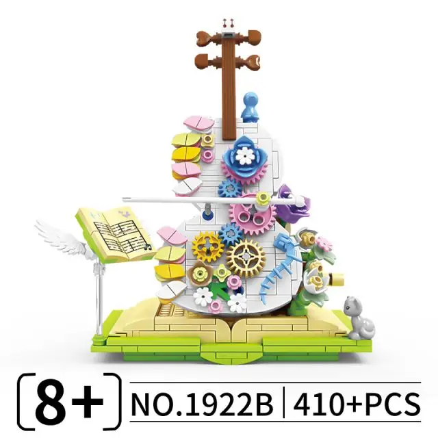 музыкальные инструменты Лего музыка With скрипка 410pieces+  8years+
