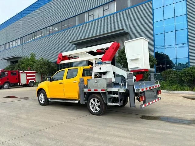 Best ISUZU Pickup 14-M aerial work Platform vehicle Insulated Bucket Truck high altitude work vehicle overhead working Truck