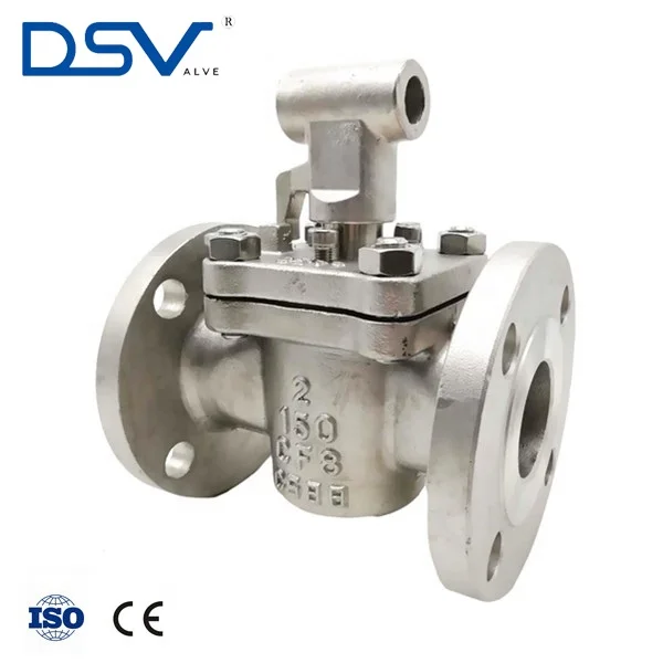 DSV Accept Custom CF8 CF8M CF3M 304LStainless Steel Rising Plug Valve