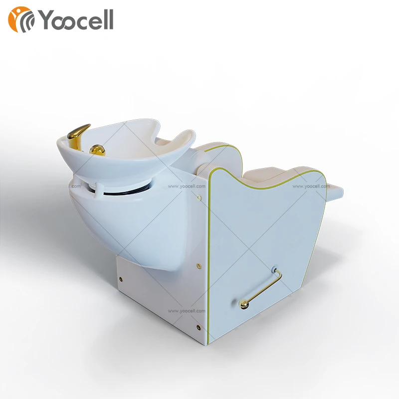  Yoocell новый дизайн горячая Распродажа крем с белым шампунем умывальники парикмахерское кресло для спинки оборудование салона красоты и
