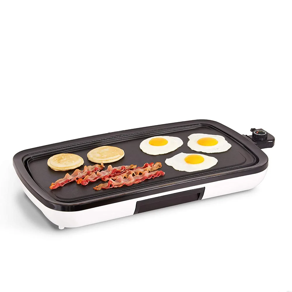 Hot sale Home Indoor Smokeless Smoker Tabletop Mini kitchen Appliance Flat Plate kebab Portable Electric Geiddle BBQ Grill