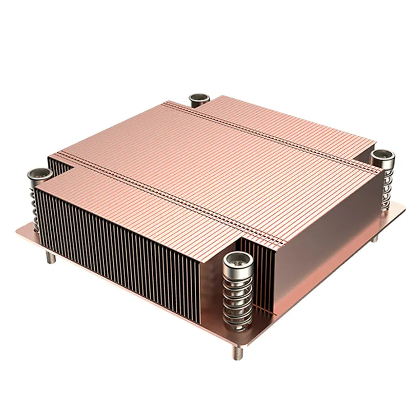 Coolserver V11 CPU Cooler Radiator 25mm height Computer Case Cooling Fan ultra-thin HTPC/ITX all-in-one radiator Fan For LGA1700