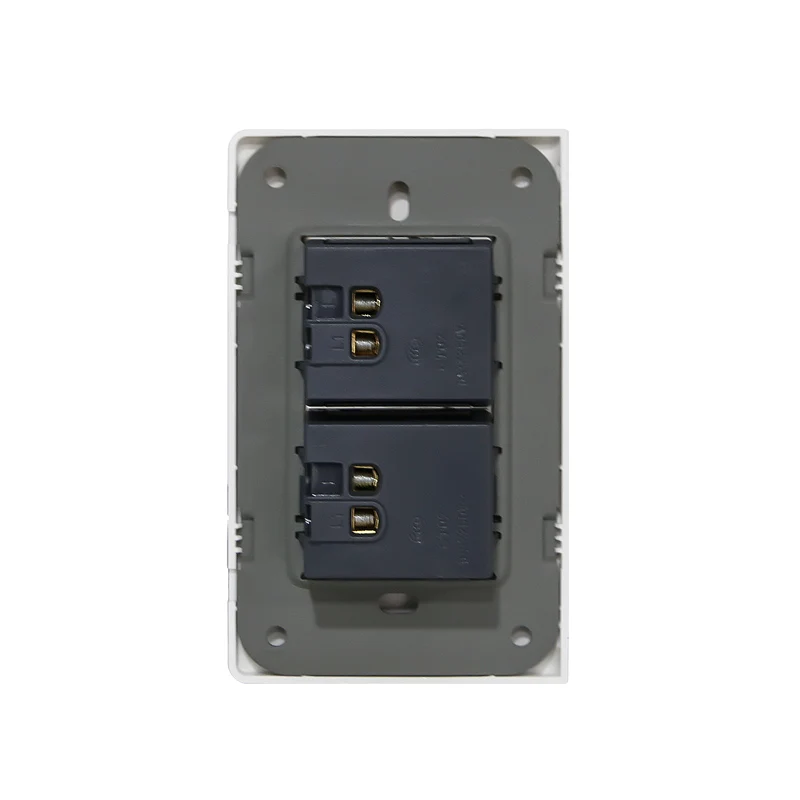 110V Electrical Wall Switch and Socket 1 Gang 2 Set Customize Color 110/220V AC 15 Years 120*70mm