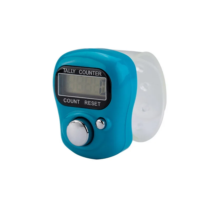 Электронная ЖК-доска для пластиковый цифровой мусульманских счетчик палец кольцо ручной учетный счетчик цифровой счетчик