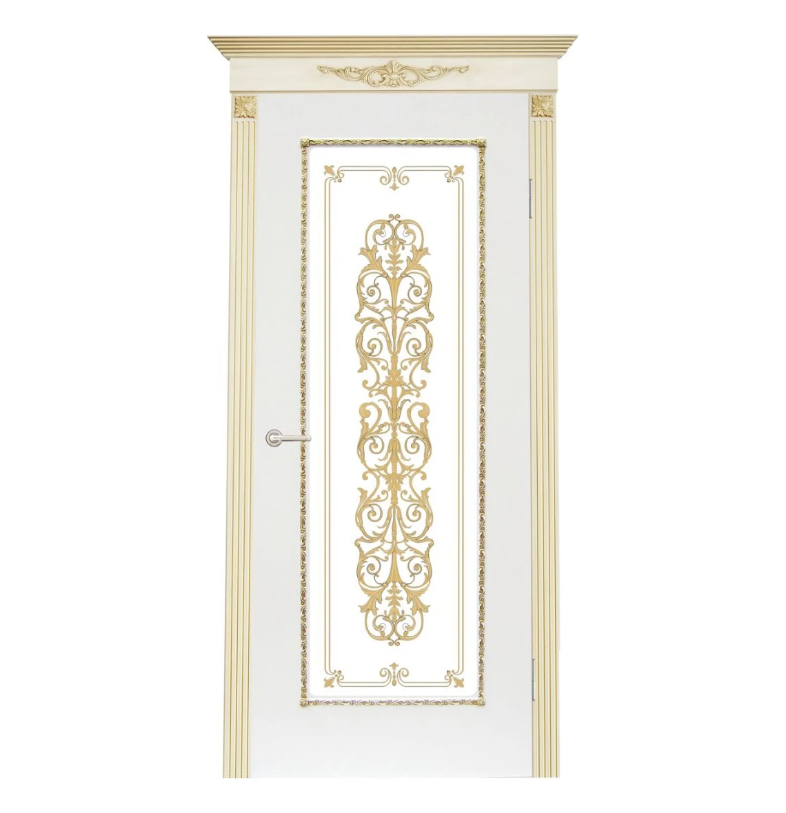 Новый китайский производитель однотонных квартир роскошная отделка Высококачественная деревянная дверь