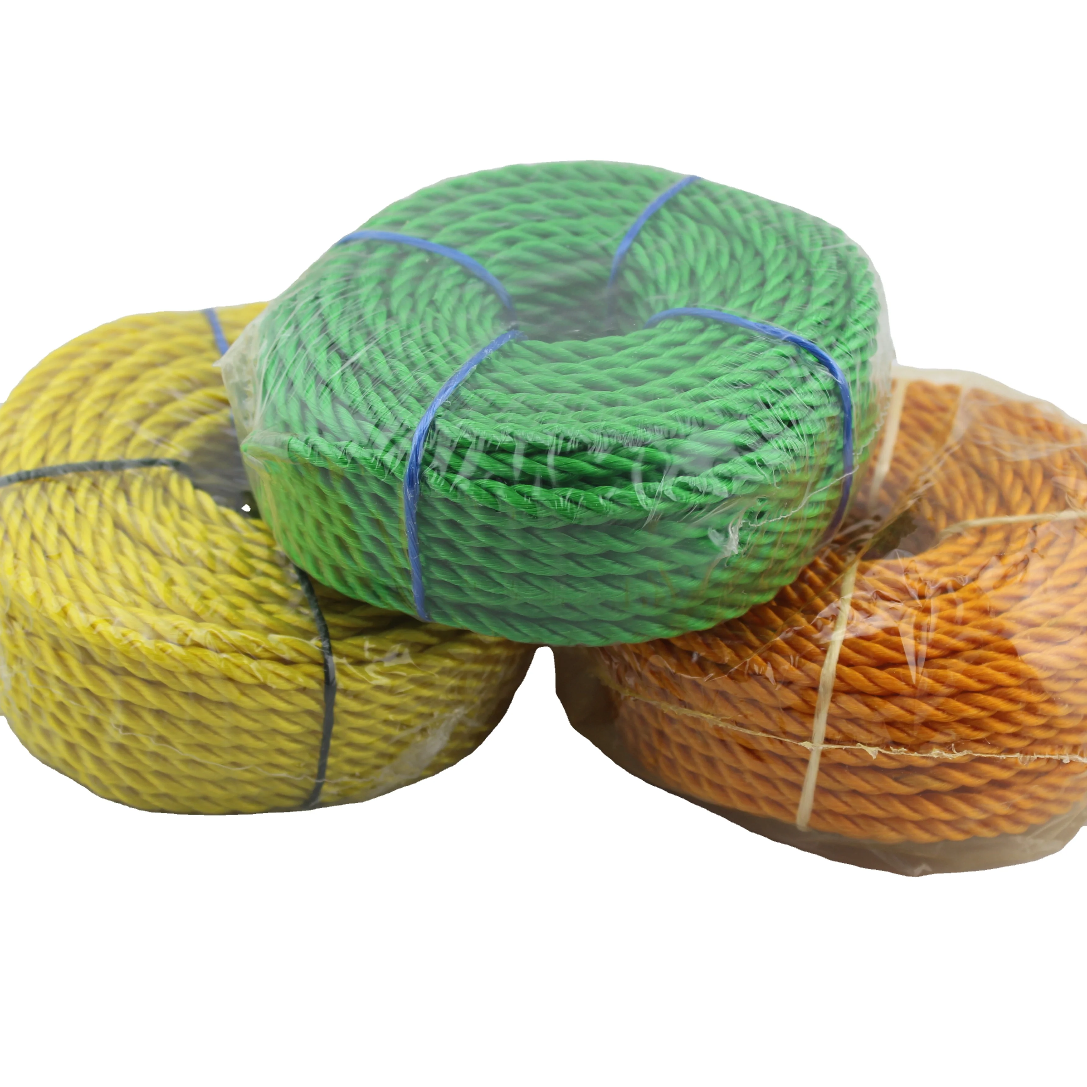 Manufacturer Price 2mm 6mm Customized Color Polyethylene Rope Pe PP Nylon Rope for Marine Mooring Rope