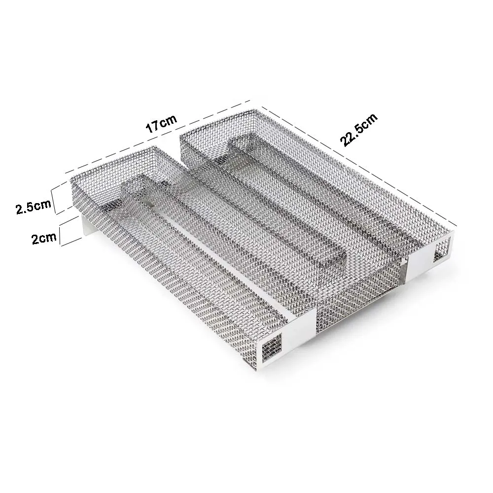 Wood pellet smoker tray made of stainless steel BBQ smoke box add flavor to your roasting food