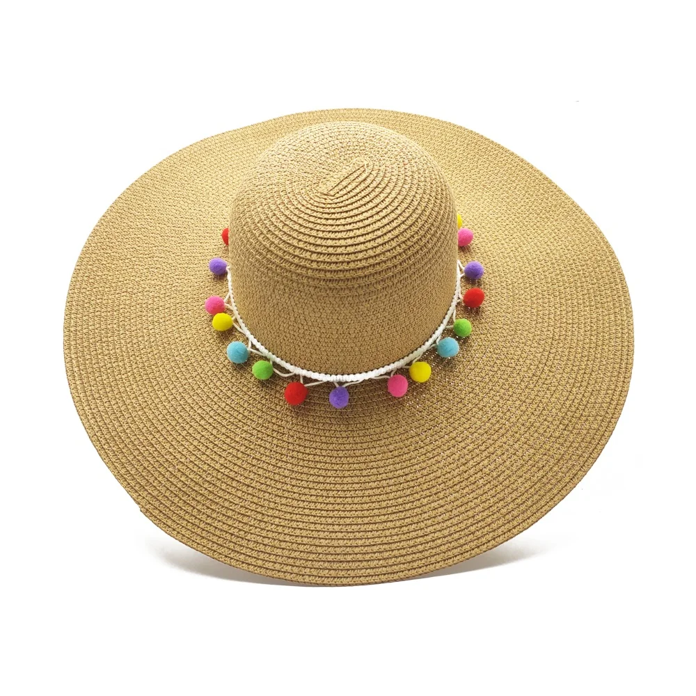 Personalized Female Large Sun Protect Paper Straw Summer 2020 Hats