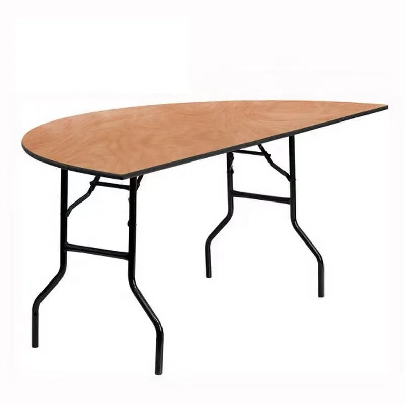 wood ROUND foldable folding banquet EVENT PARTY WEDDING table  BULK ZDLH TOOLS factory manufacturer wholesale