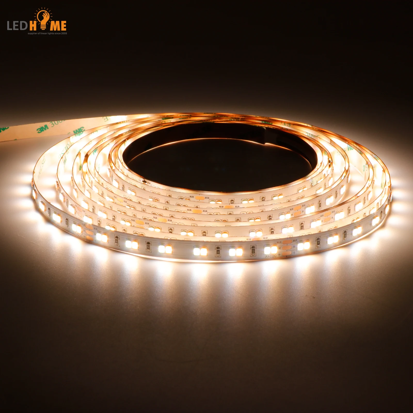DIM to Warm CCT Led Strip 2835 120 Leds Strip Light from 3000K to 1800K Dimmer Multicolor Led Light Strip Waterproof