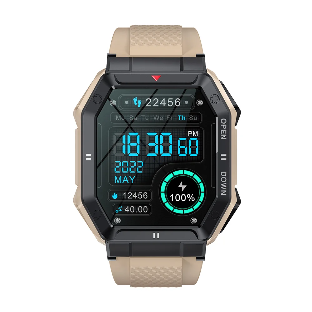 Reloj Inteligente 2022 Smart Watch 1.85inch K55 Heart Rate 350ma Big Battery Outdoor Sport Watches for Man