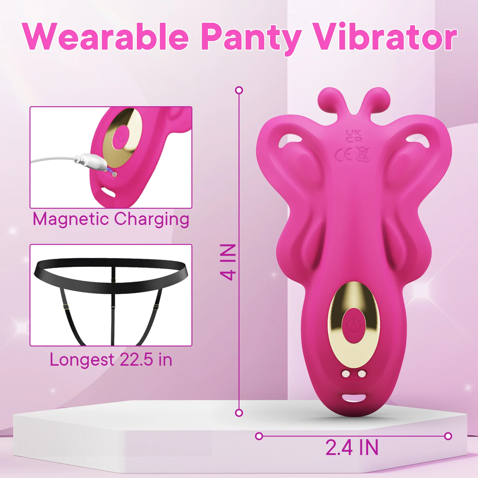 APP Wireless Control Female New Vibrating Panties Sexy Lady Underwear Tong Panty Butterfly Wearable Vibrator Invisible For Women
