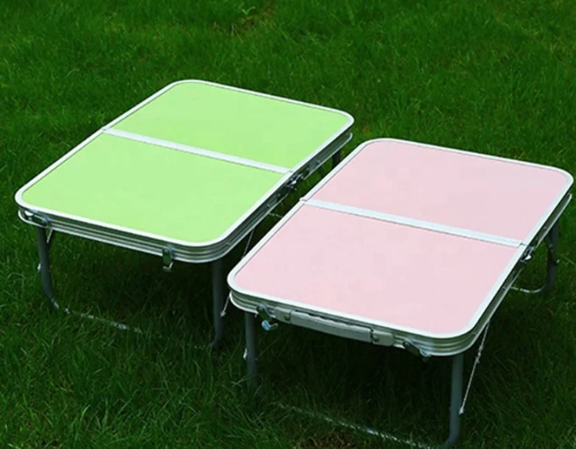 Portable aluminum table picnic folding table outdoor camping table