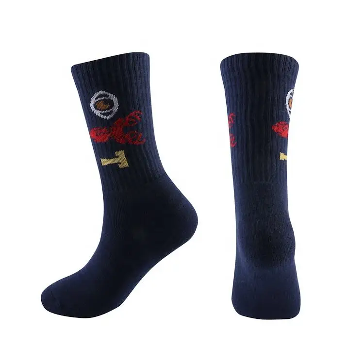 Custom wholesale basketball team lucky number sports star youth basketball socks elite cushioned basketball athletes socks