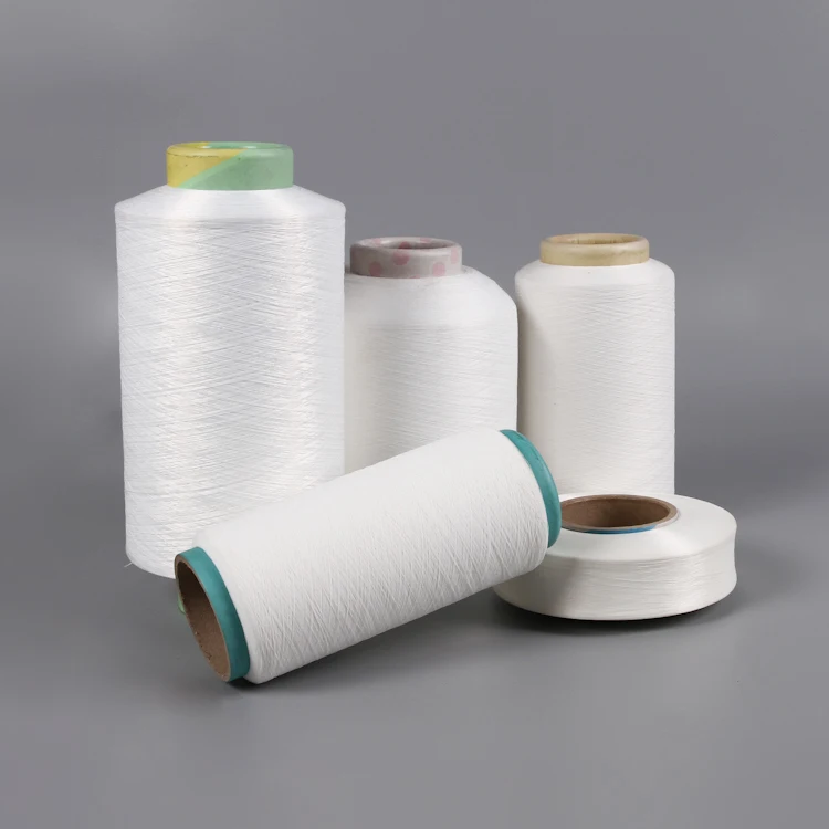 Фабричная распродажа, высокоэластичная нейлоновая пряжа с воздушным покрытием для вязания earloop ACY 7070D