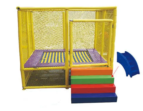 Kids outdoor trampoline park trampoline with roof