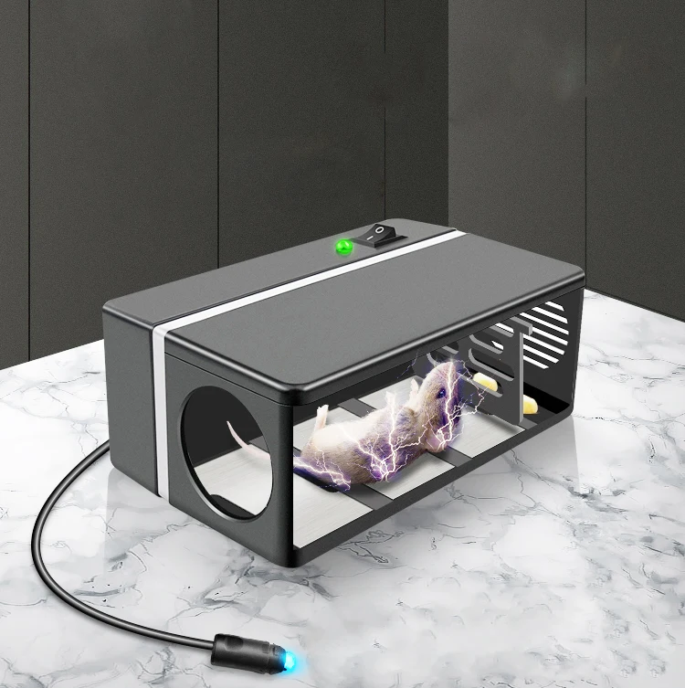 Abs Kitchen Mouse Trap Cage Rat Repellent Pest Control Biodegradable Safe Electronic Rodent Zapper