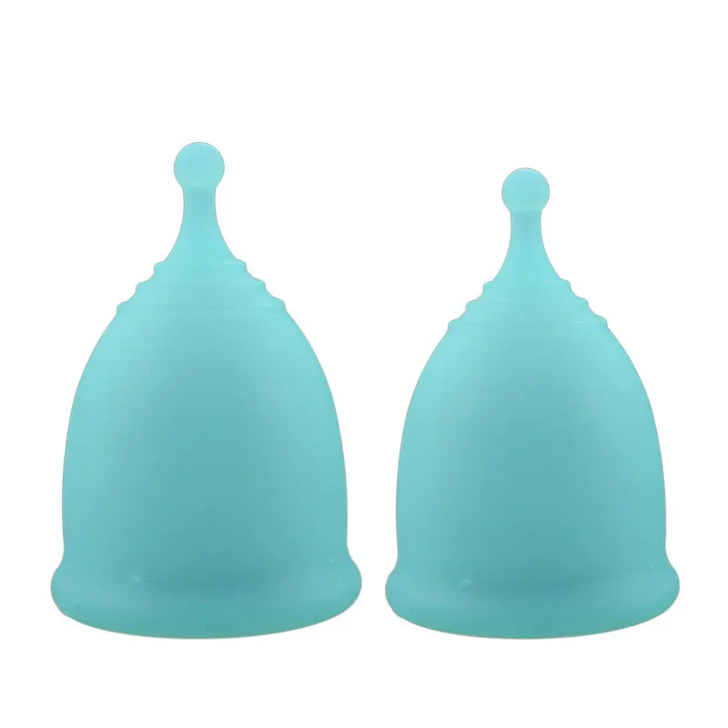 New Arrival  100% Medical Silicone Lucky Ring Cup  Approved Period Menstrual Cup Menstruation Cup