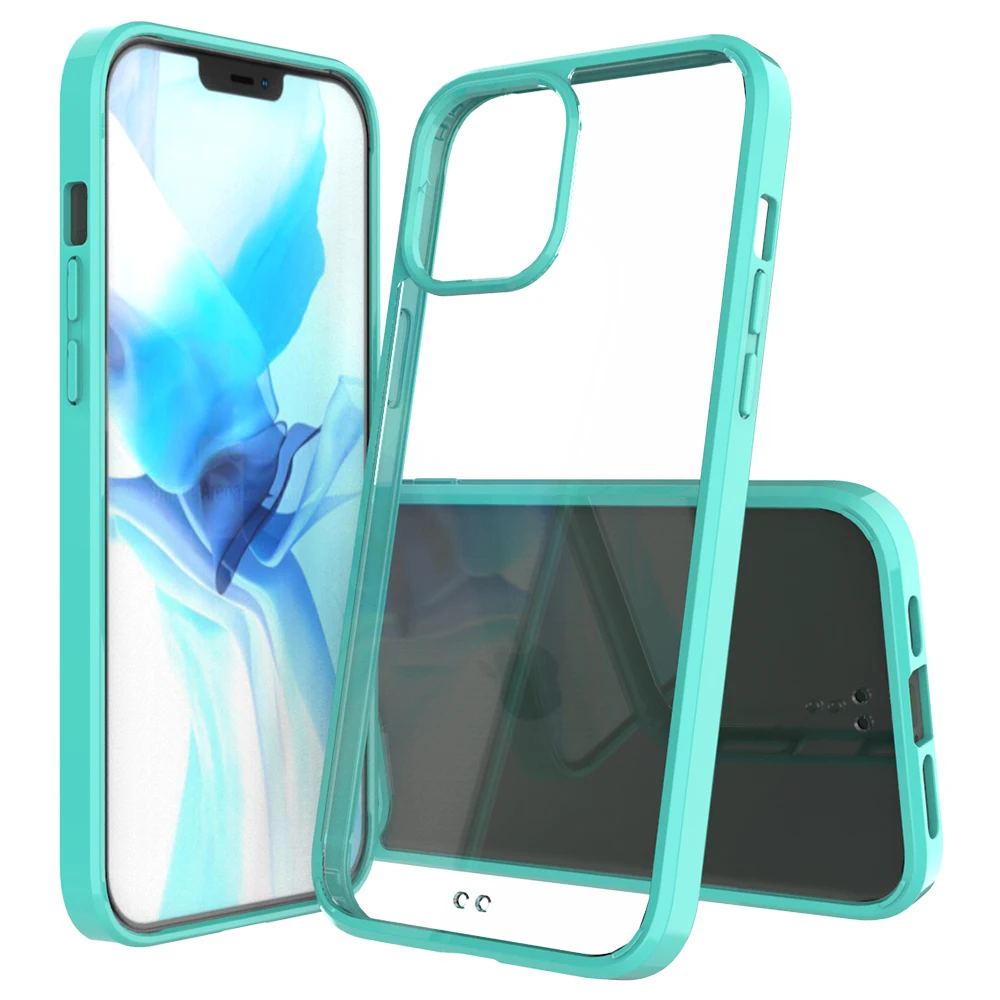  Мягкий прозрачный акриловый чехол из ТПУ для мобильного телефона iPhone 12 13