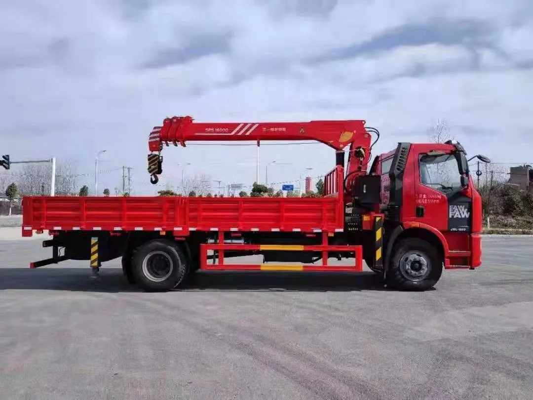 Japanese 10 ton truck mounted crane 4*2 direct factory supply for Urban construction cheap