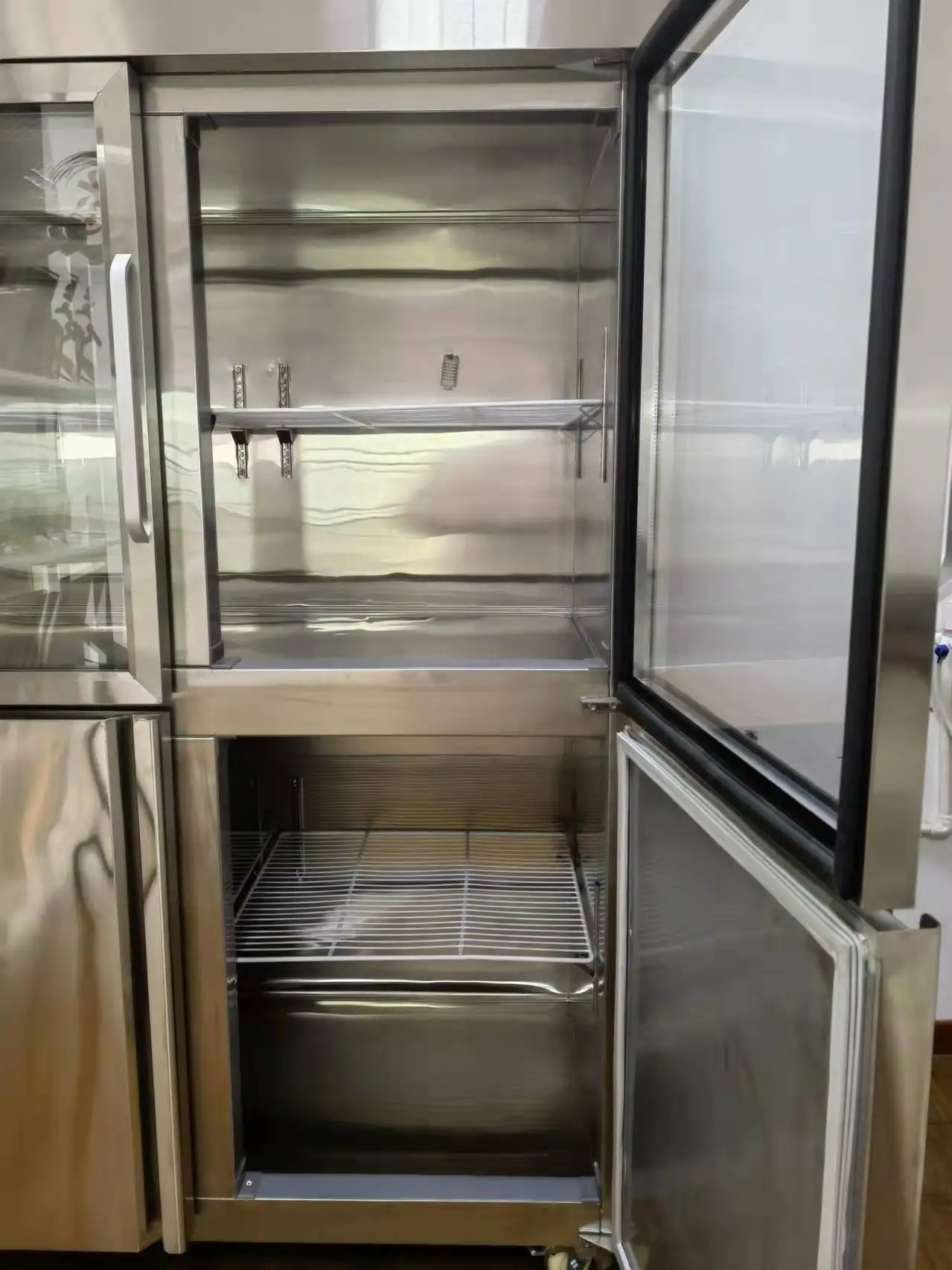 Explosive models spot goods commercial household small 2-door refrigerator energy saving fridge