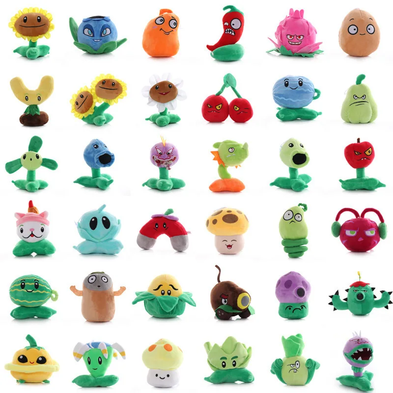 Cute Creative Cheap Soft toys stuffed animals Claw Machine Doll Multi Colors plant vegetable fruit plush toy pendant