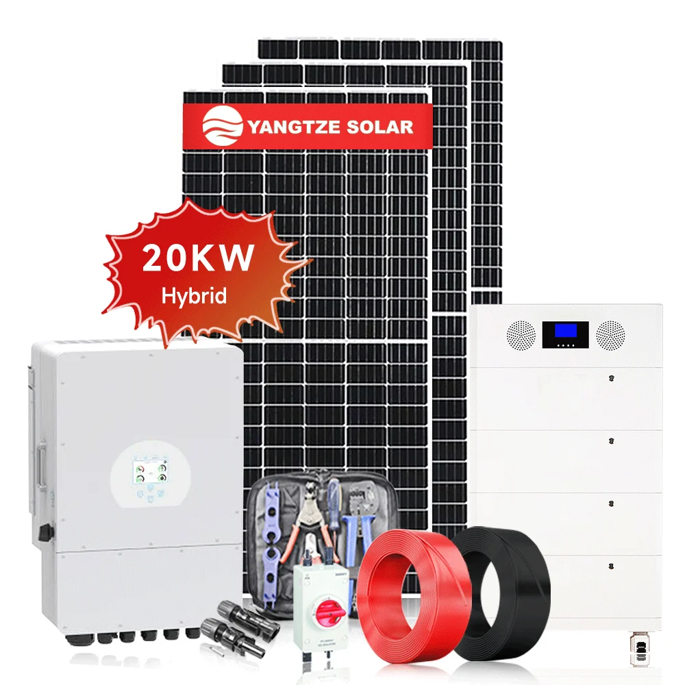 10 kw 20kw 30kw 12kwh full hybrid inverter solar energy panel system off grid solar system 20kw solar generator tragbar
