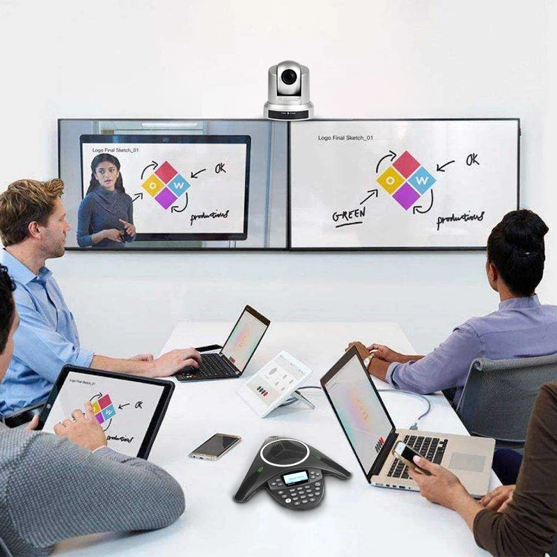 SQ-M3 USB driver-free high-definition audio conference omnidirectional microphone / noise reduction radio echo cancellation