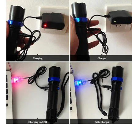 Three models Lights Circuitry Design Rechargeable Portable Outdoor led torch flashlight