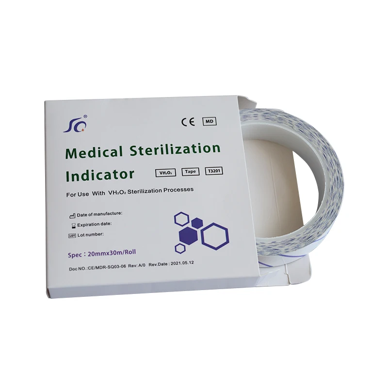 Plasma sterilizer sterilization effect monitoring item packaging dual-use indicating tape