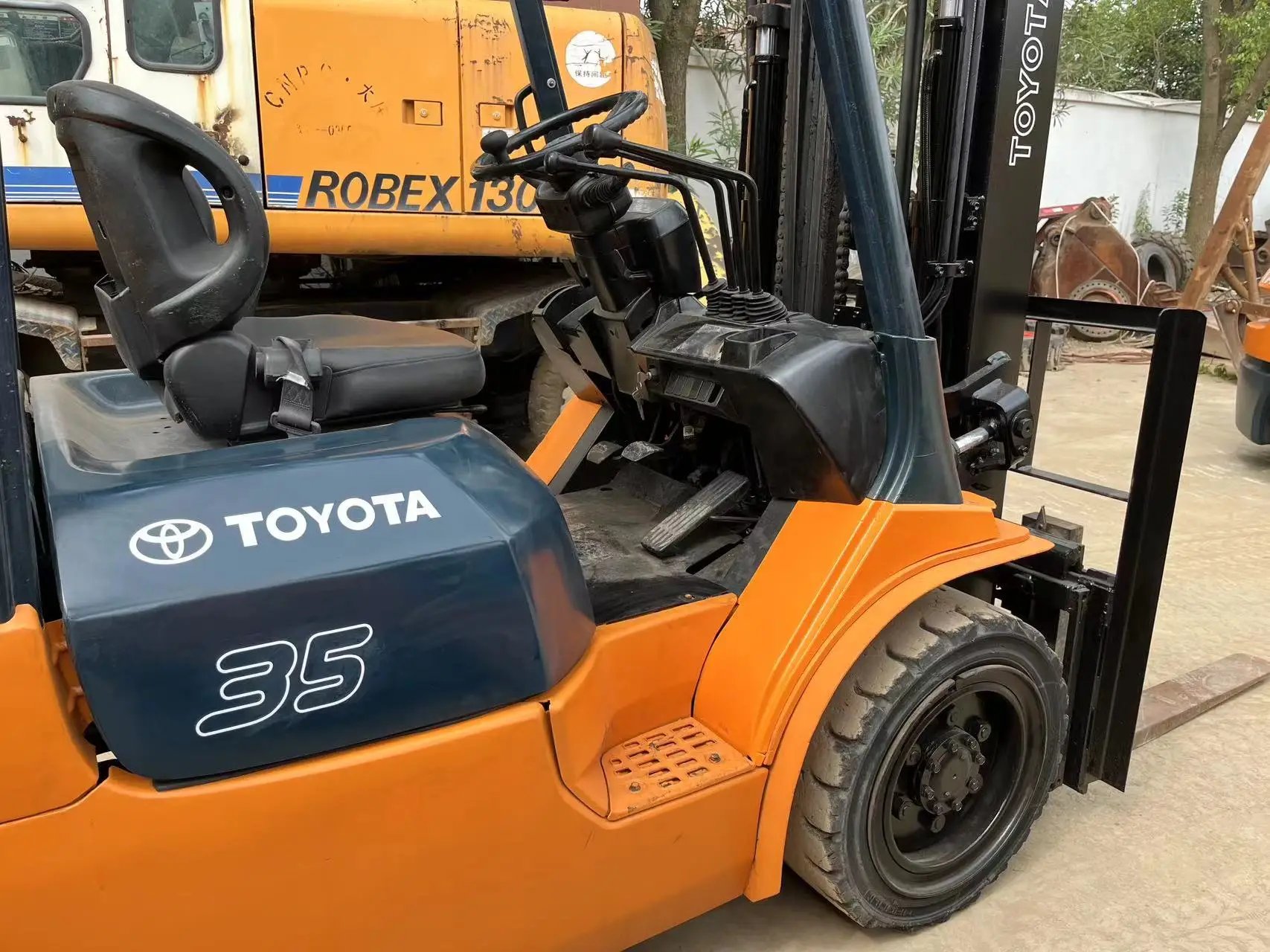Used Forklift Toyota 3.5ton FD30 Secondhand manual diesel stacker forklift with competitive price