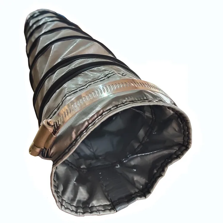 4 inch 100mm diameter PVC Duct Hoses with clamps