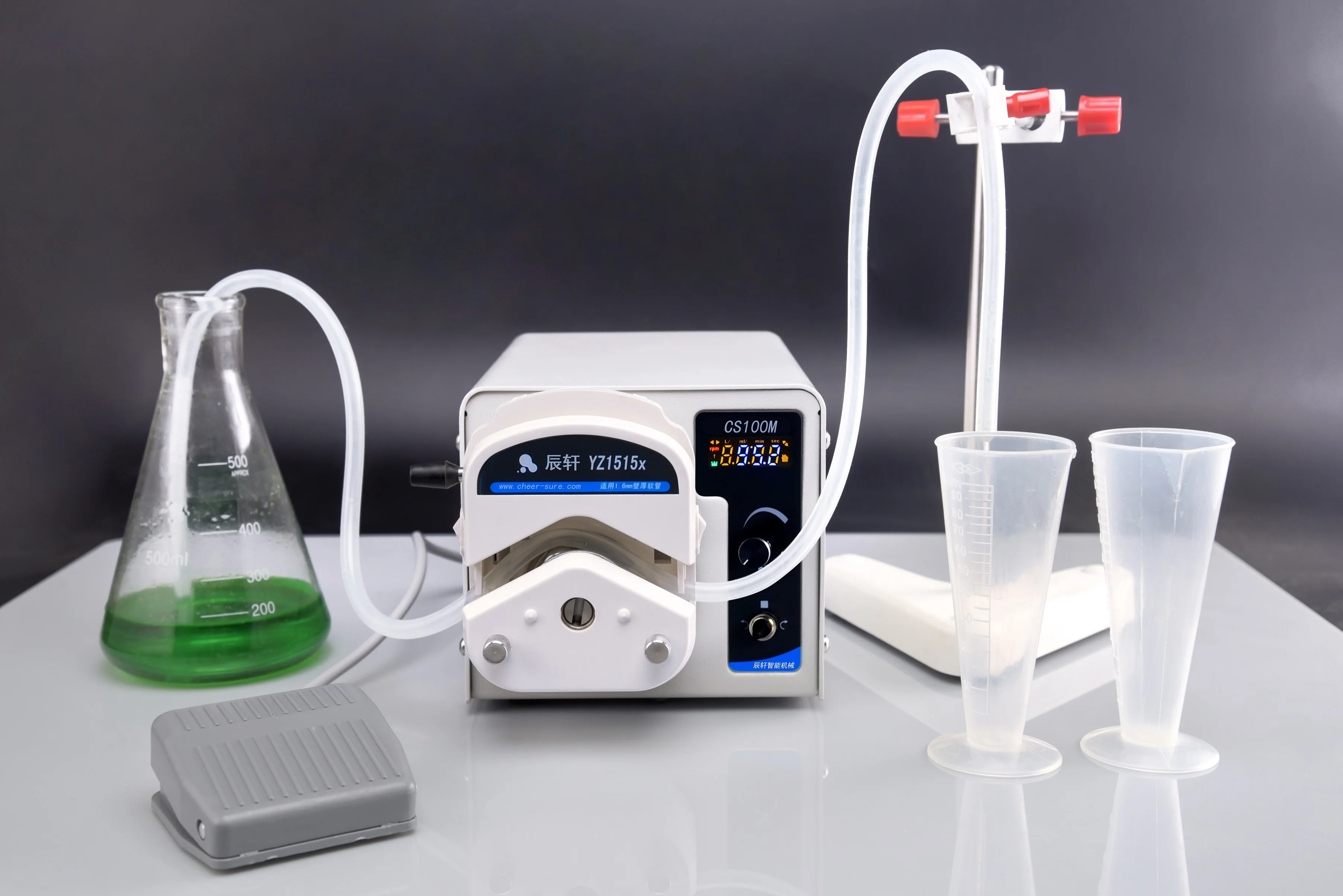 Laboratory Chemical Dosing Liquid Transfer Food Grade Speed Adjustable peristaltic pump