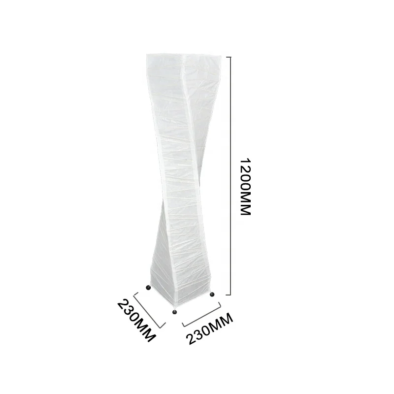 Wholesale sofa beside lighting red heart printed home decoration standing paper floor lamp