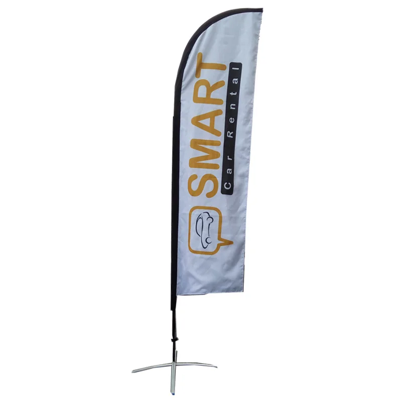 Hot-sell Outdoor Advertising Cheap Beach flag Flying Banner tear drop flag and feather flag banner printing