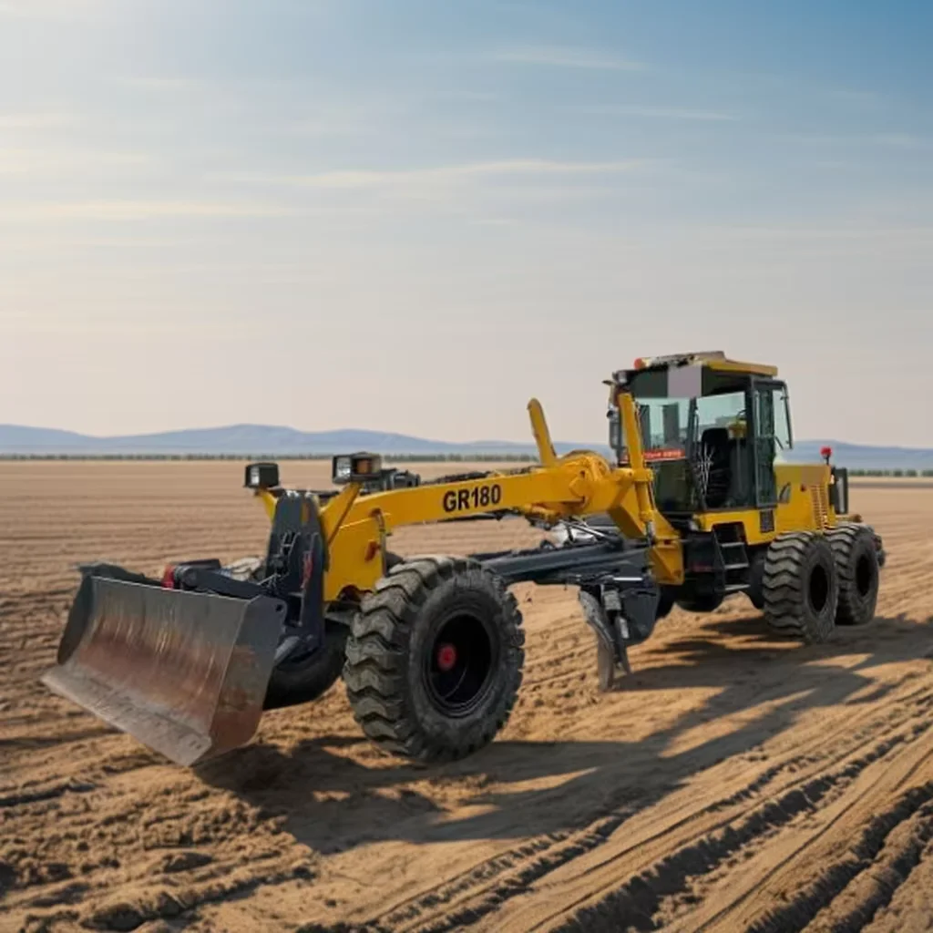 95% New 4x4 wheels used grader GR180 road land tractor grader China factory cheap price construction machine