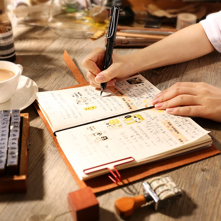 Personalized Classical Vintage Handmade Refillable Genuine Leather Notebook Travel Journal Diary 22 x 12cm