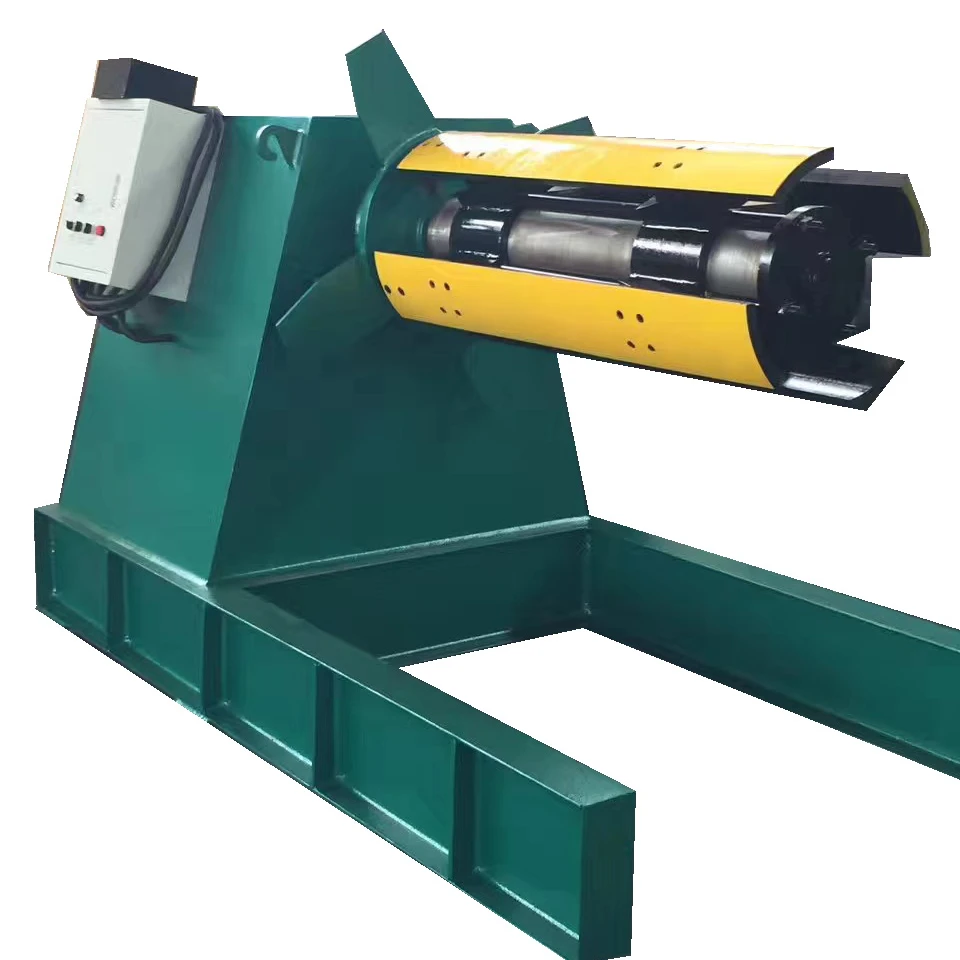 5 tons hydraulic steel coil decoiler uncoiler machine