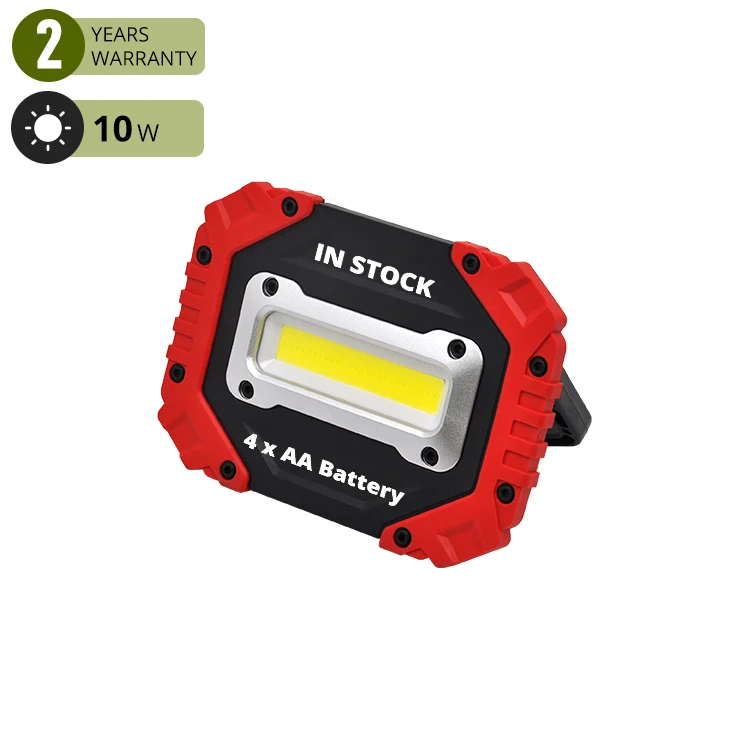 New waterproof quake proof with Stand removable AA Battery Cordless 10W Portable flexible temporary COB LED Work Working Light