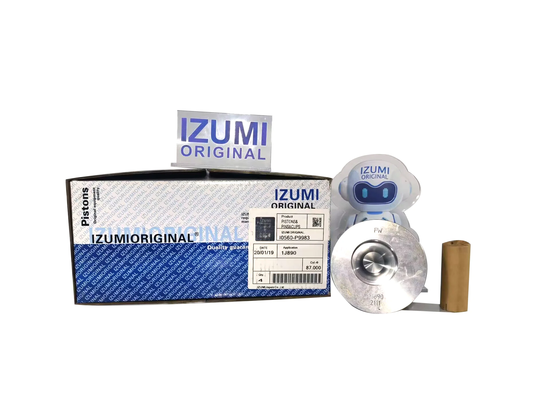 Оригинальные детали дизельного двигателя IZUMI 1J890 поршень 1J881 1J884 1J700 Запчасти для строительной техники V3307 V3300 kubota