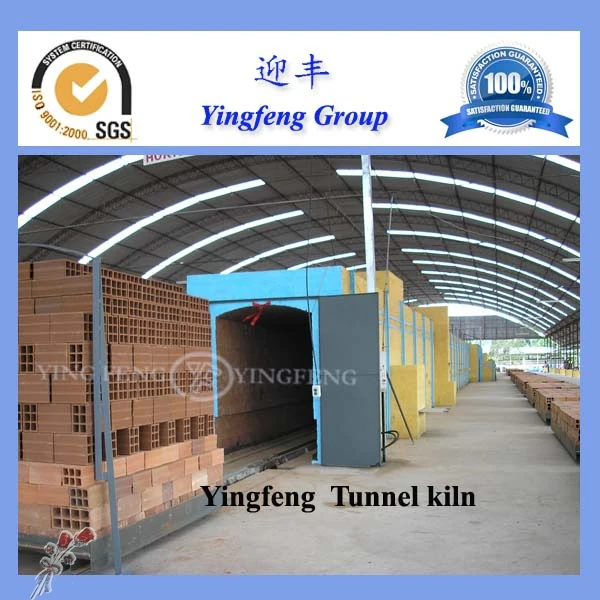 Yingfeng Modern Technology Coal Natural Gas Diesel Full Auto Tunnel Kiln Red Clay Bricks Tunnel Kiln Machine