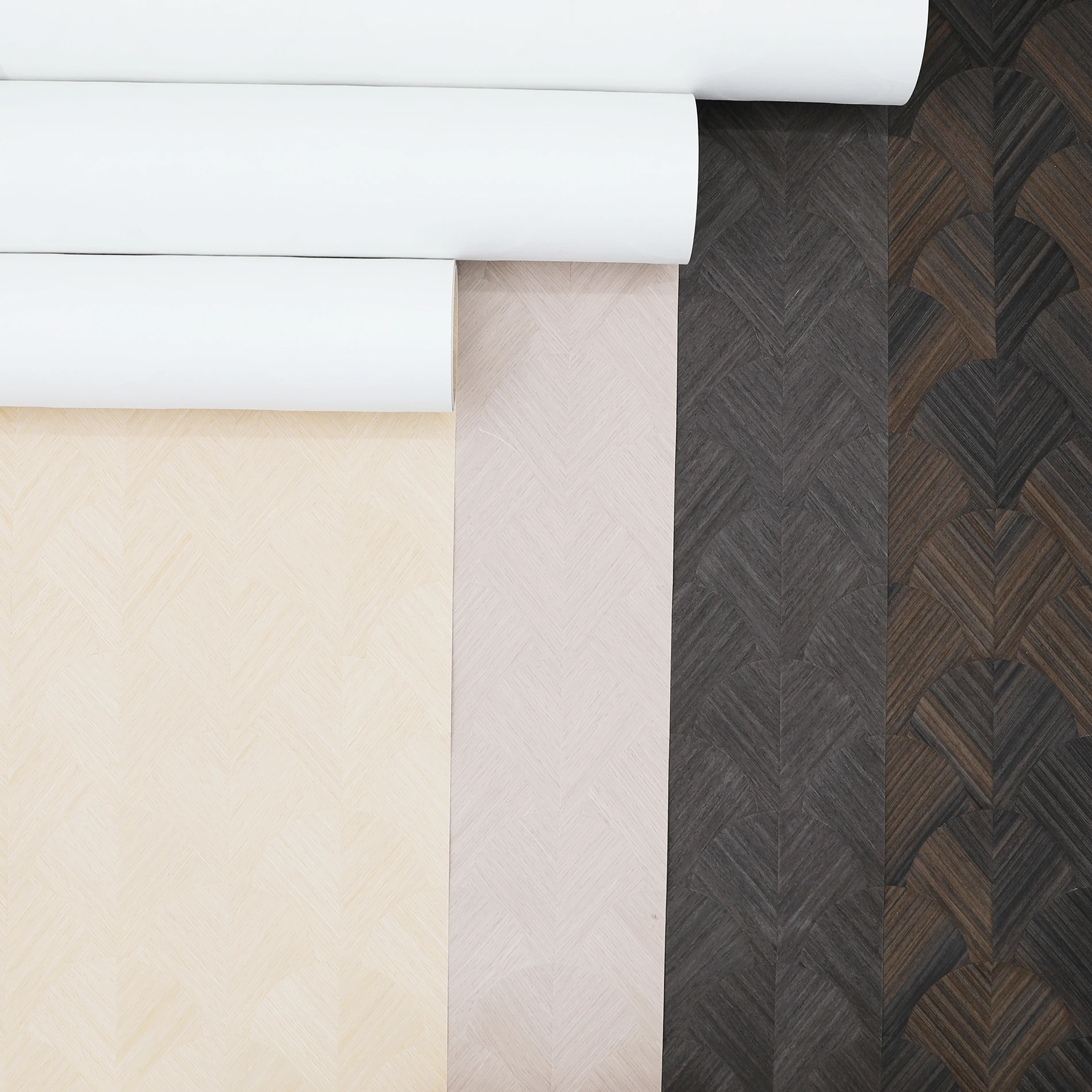 Greenland Shell Engineered Wood Veneer Collage Series table flooring Furniture Door Plywood skin Wallpaper For Home Decoration