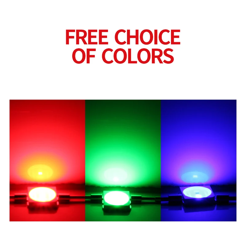 5050 SMD LED Three Foot Soldering RGB0.5W 1.5W 3W Color LED SMD 5050 Chip For String Light