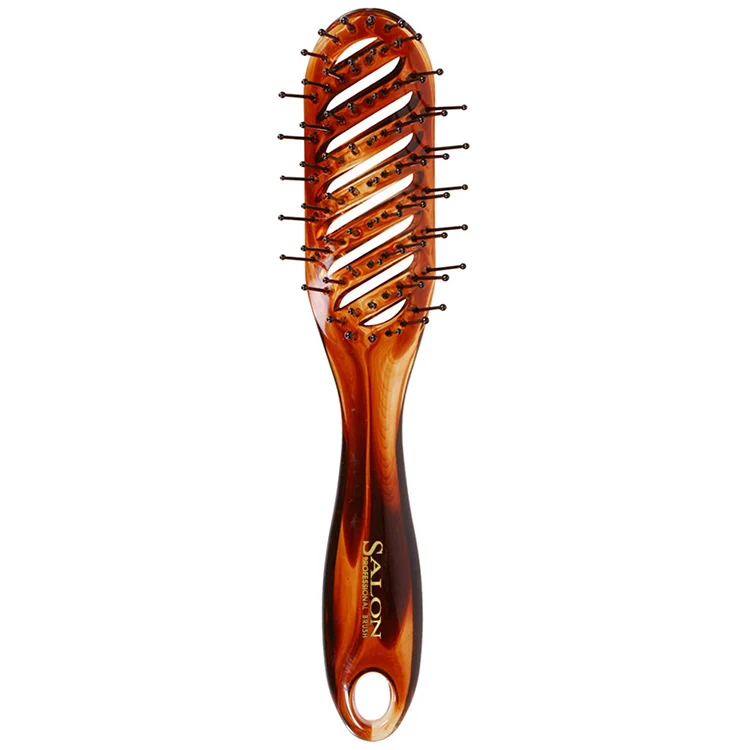 Hot Sale Breathable Hair Brush Hard Bristles Scalp Massage Brush Custom Detangling Hair Brush