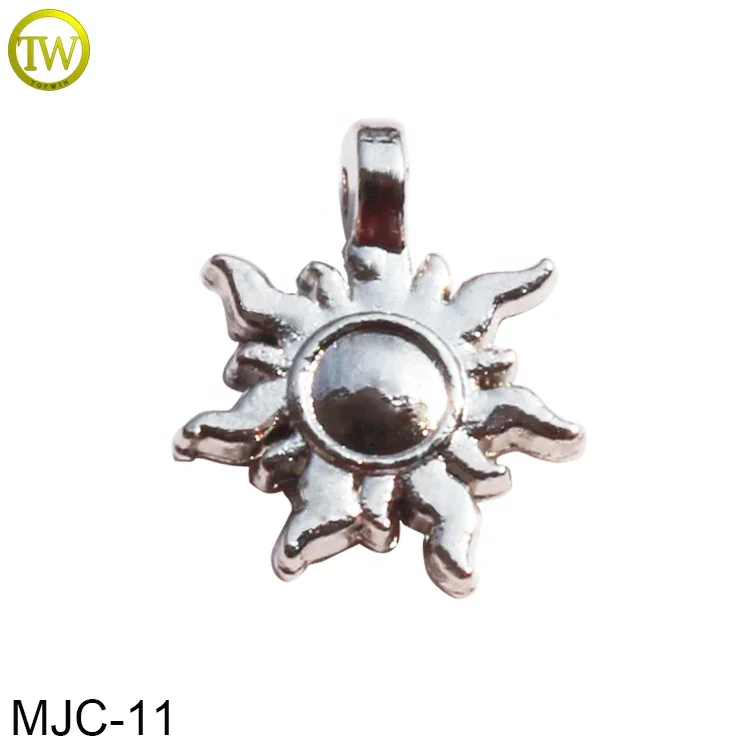 Oval shape engraved logo charms custom silver metal jewelry brand tags for bracelets