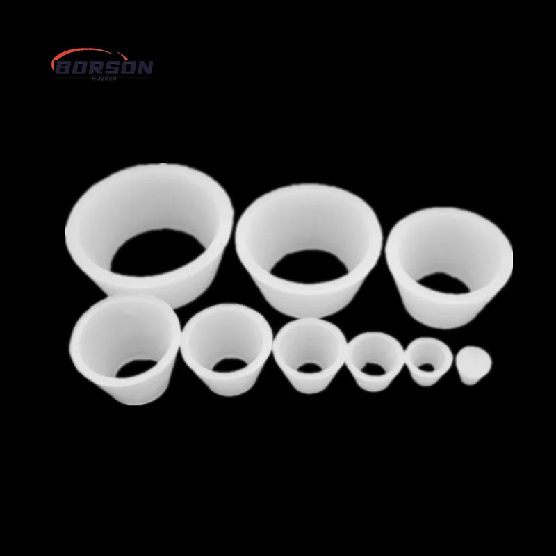 Factory natural rubber 6 or 9 Count Silicon Filter Adapter Cones Set rubber Buchner Funnel Flask Adapters