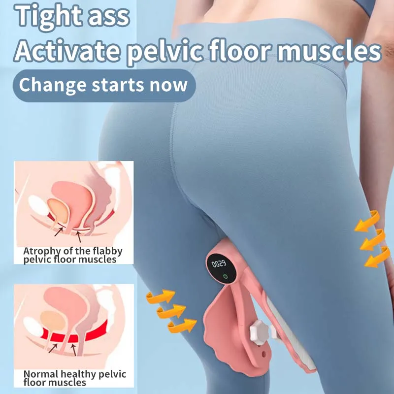 Bladder Control Device Pelvic Floor Muscle Inner Thigh Buttocks Exerciser Hip Booty Trainer