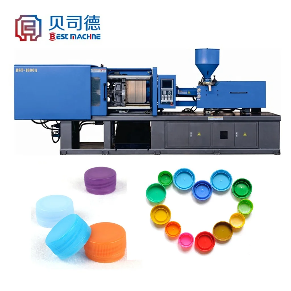 high efficient low price PET  bottle PP cover lid case manufacturing making injection molding machine