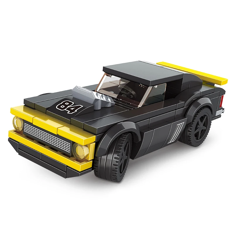 Super Sports Car Racing Educational Puzzle Toy Small Particle Building Blocks PC Material Box Packed Sets Boys Model 2884